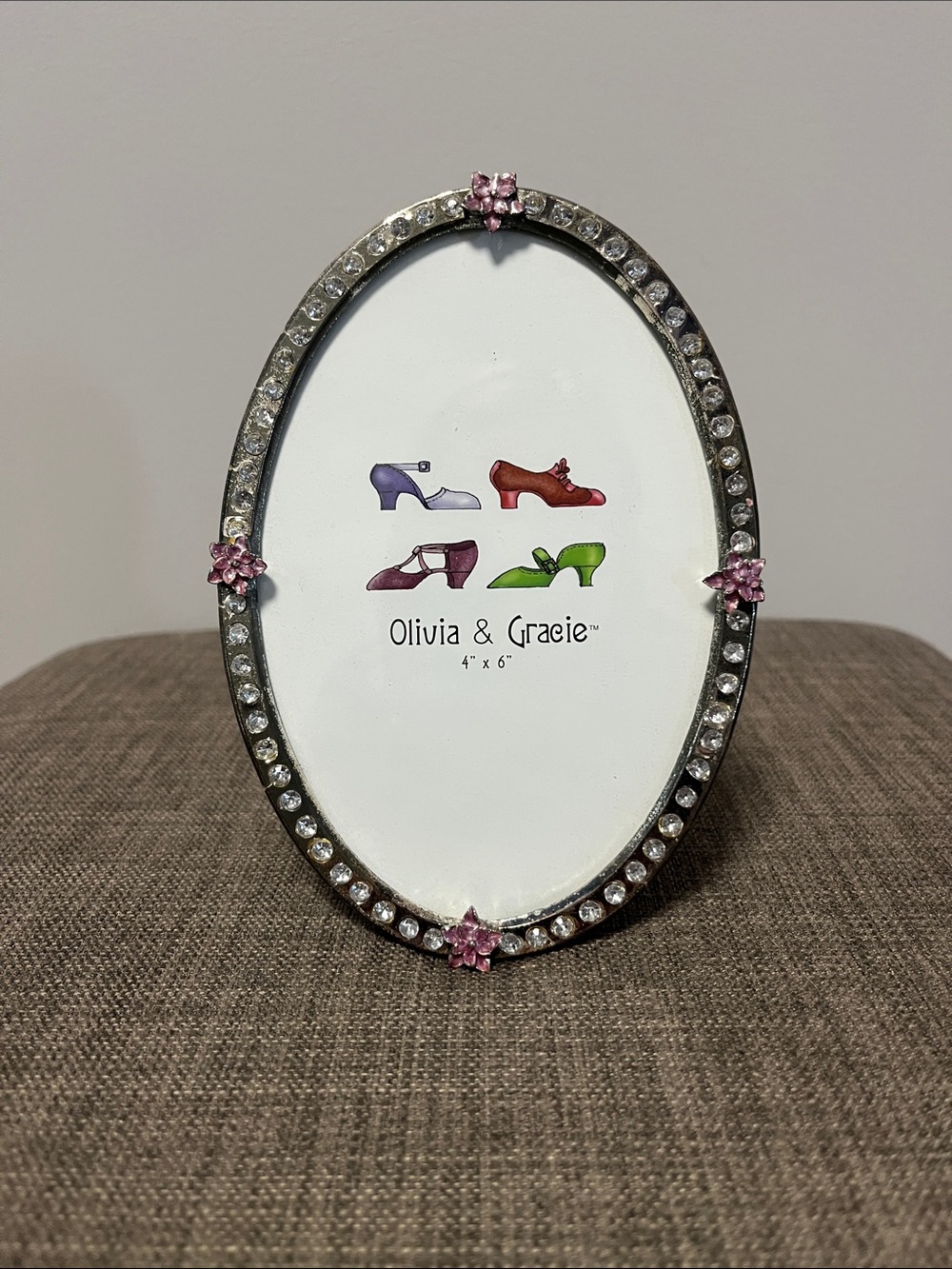 Olivia & Gracie Oval Photo Frame